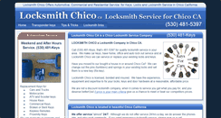 Desktop Screenshot of locksmithchico.com